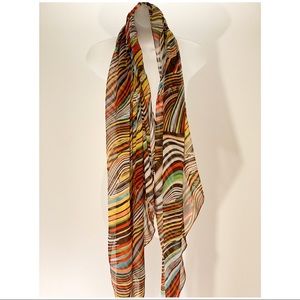 Shireah patterned lightweight scarf